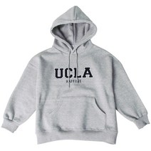 크로젬 주니어 남녀공용 기모 UCLA 오버핏 후드 CRZHDJ 157