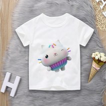 개비의 매직하우스 인형 탑스 캐미솔 보그 귀여운 카와이 소녀 만화 티셔츠 개비 여름, 07 8T, 13 32101