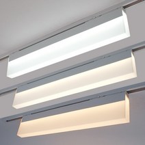LED 루버 레일등 T5 레일조명 광폭 라인조명 일자등 티라인, YD 루버 레일등 45W 900mm, 전구색