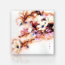 케이엠엘리 3D 보석십자수 DIY 키트, 봄을여는목련, 1개