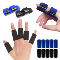 손가락 보호대 엄지 지지대 스포츠 손가락마디 밴드 보조기, 손가락고정보호대L 1개, 블랙