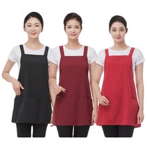 포켓 미니 유니폼 앞치마, LN6072 와인, 1개