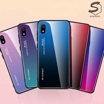 화웨이Y9 Y7 Y6 Y5 프로 프라임 강화유리 그라데이션 핸드폰케이스