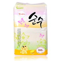 강쥐 레몬향 순수패드 100매(50x40) 애견패드 개화장실패드 소형견 요요쉬 미니멀디자인 댕댕이배변패드