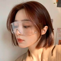 투명 고글 방역 ATV 서바이벌 보호 벌초 안경 보안경_35949EA, 투명고글