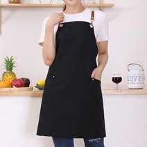 블랙 속건 여름 카페 X자앞치마 매장 홀앞치마 가드닝앞치마 캠핑용앞치마 원예용, 단품, 단품