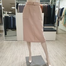 온앤온 뒷밴딩 H라인 스커트 NJW2AS711