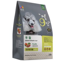 목우촌 전연령용 오리 펫9단 푸들 전용사료, 1개, 162kg