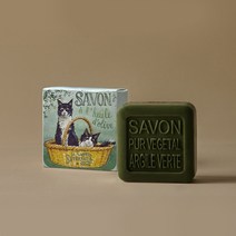 [유통기한임박]라사본느리드니옹 천연 프랑스 클렌징 저자극 가성비 비누 페이퍼케이스 100g, 올리브(b50)