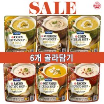 오뚜기 프레스코 크림스프 270g 콘 양송이 단호박 베이컨 감자스프 8개 골라담기, 콘 크림스프270g 3개, 콘 크림스프270g 3개