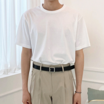 [하이디모드] CHT 맨즈 데일리 실켓 루즈핏 반팔 티셔츠