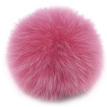 보띠랑스 FOX FUR 여우 털방울-대 12cm 폼폼 폭스퍼, 08플라밍고
