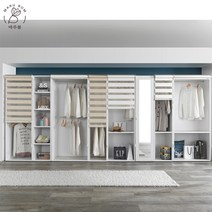 마루봄 롤스크린 오픈 옷장, 화이트