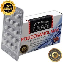 피터앤존 뉴질랜드 폴리코사놀 66.8mg LDL콜레스테롤 POLICOSANOL 폴리코사민, 단품