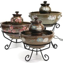 (이조전통옹기) 명품 2단 분수가습기 SET (대), 쿠팡 대-들꽃