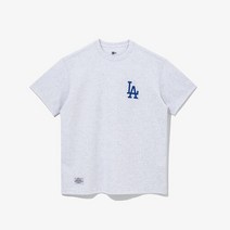 뉴에라 [뉴에라][공용]MLB 7이닝 스트레치2 LA 다저스 티셔츠 헤더 그레이 (13086609)