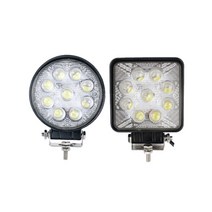 LED 서치라이트 S-TYPE 슬림형 화물차 작업등 후진등 해루질 캠핑등 안개등 집어등 써치등 트럭등 랜턴 방수 수중서치, IP67, 화이트 60도, 42W 슬림형 원형