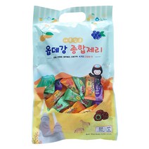 새콤달콤 제주 옵데강 종합 젤리 450g 4가지맛 감귤천혜향오메기떡블루베리맛, 1개