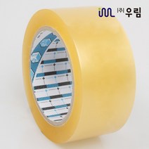 우림 박스테이프 모음 투명 황색 기계테이프 러버테이프 로고테이프 컬러테이프 포장용 중포장 택배 이사, 박스테이프/투명, LK50-더블경포장(100MX50개)투명
