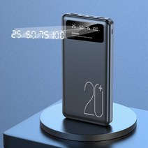 배터리 인산철 캠핑 보조 파워 멀티탭 카라반 용품 뱅크 무시동히터 인버터 충전기 10000, 10000mAh, 블랙 파워 뱅크