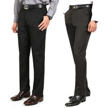 노블진 기모 슬랙스 노턱 고급 정장바지 남성 중년 빅사이즈 바지