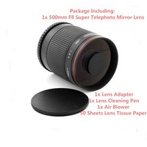 올림푸스 EP1EP2EP3EPL1EPL2 카메라 용 500mm f/8 초망원 미러 렌즈, [02] Macro 4/3