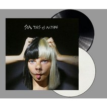 마카롱 LP판 희귀앨범 레코드 Spot Sia This Is Acting Limited White Glue Vinyl