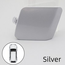 자동차견인고리 차량용견인고리 Toyota corolla altis 용 앞 범퍼 견인 후크 운반 아이 커버 캡 2014 2015 2016 2017 견인 후크 트레일러 뚜껑 장식, 은