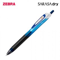 제브라 사라사 드라이 중성펜 0.4mm 블루 1다스 오피스 사무용품 수험생