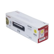 캐논 정품인증 LBP 5050n 토너 노랑 CRG-316Y 평균 1500매, 1개, 칼라