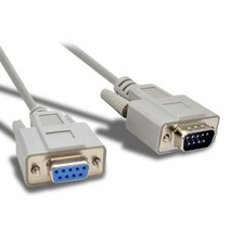 CableMate 시리얼 9핀(M/F) 연장 케이블 1m/시리얼 케이블 연장시 사용/시리얼 9핀 Male(수)-Female(암) 단자로