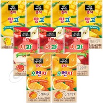 미닛메이드 조이 오렌지 사과 망고 섞어서 혼합팩195ml x 32개 과즙주스 팩음료