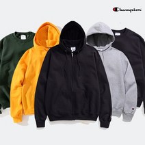 챔피온 길단 기모 맨투맨 후드티 후드집업 03.챔피온 S800 파워블랜드 후드집업 블랙M