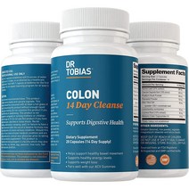 닥터 토비아스 14데이 장 디톡스 고급 포뮬러 캡슐, 28캡슐 X 3개