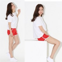 여자 반바지 심플리 여성 트레이닝 반바지 팬츠 3부