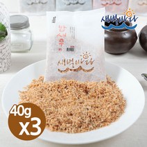 볶음용 밥새우 40g x 3봉 주먹밥 이유식재료 SHR403, 단품