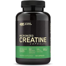옵티멈뉴트리션 마이크로나이즈드 크레아틴 캡슐 2500mg 모노하이드레이트, 옵티멈 크레아틴 2500mg 100캡슐