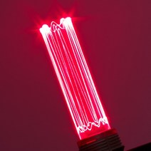 세운상사 에디슨전구 led4w e26led 컬러조명 레드조명, 빨간색