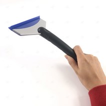 자동차 성에제거기 눈오는날 눈치우는 도구 제설기 유리 얼음 스크래퍼 브러쉬 눈쓸개 눈긁개, 단품
