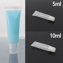 립밤공병 튜브케이스 여행휴대용투명짜개 5ML 10ML, 용량