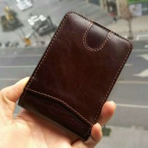 GENODERN Casual Small Wallet for Men Genuine Leather Male Slim Wallets Short Mini Wal [A00068577]