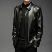 빅사이즈 캐주얼 가죽자켓 남자 라이더 봄 가을 레더 자켓 2종