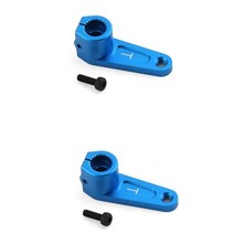 Tamiya FUTABA servo용 금속 25T 서보 암 TRF 혼 42248 4 개입, 01 Blue