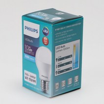 필립스 LED 벌브 전구 10 W, 1개, 주광색