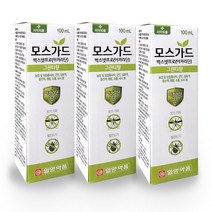 모스가드 100ml/모기 진드기기피제, 3ea+마술패치
