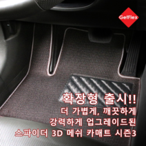 전차종 대응 자동차 매쉬매트의 혁신 더 업그레이드된 스파이더매트 시즌3, 그레이, 트렁크매트, 순정형