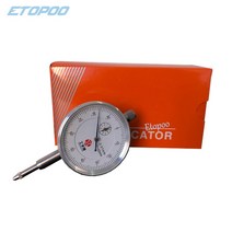 다이얼게이지 다이얼 표시기 게이지 미터 정확한 0.01mm 해상도 동심도 테스트 0-10mm