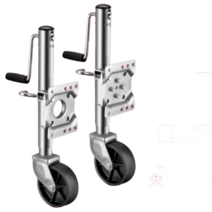 트레일러 잭 휠 카라반 요트 텅잭 쟈키 재키 바퀴 부품, 1000lbs, 단일사이즈