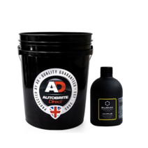 AD 오토브라이트 워시버킷(검정)+블루믹스 마일드플러스 카샴푸500ml 20L세차버킷세트
