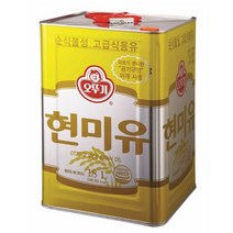오뚜기 현미유, 1개, 18L